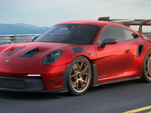 Porsche 911 GT3 RS 992 Manthey-kit 2025 3D Model