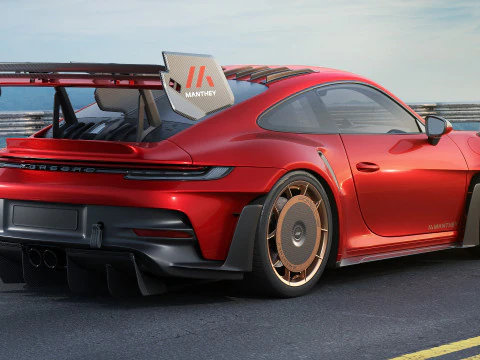 Porsche 911 GT3 RS 992 Manthey-kit 2025 3D Model