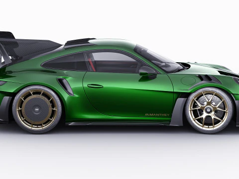 Porsche 911 GT3 RS 992 Manthey-kit 2025 3D Model