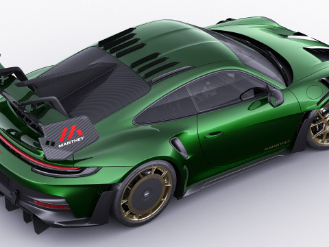 Porsche 911 GT3 RS 992 Manthey Kit 2025 Modelo 3D