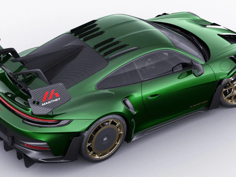 Porsche 911 GT3 RS 992 Manthey-kit 2025 3D Model