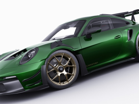 Porsche 911 GT3 RS 992 Manthey Kit 2025 Modelo 3D