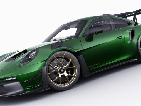 Porsche 911 GT3 RS 992 Manthey-kit 2025 3D Model