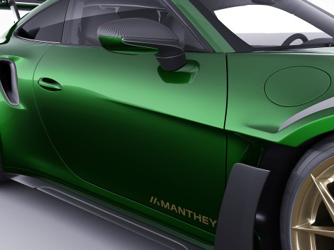 Porsche 911 GT3 RS 992 Manthey Kit 2025 Modelo 3D