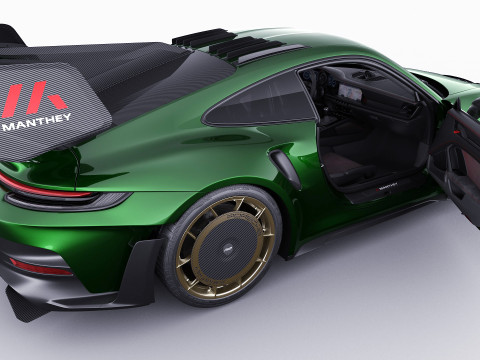 Porsche 911 GT3 RS 992 Manthey Kit 2025 Modelo 3D