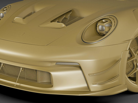 Porsche 911 GT3 RS 992 Manthey Kit 2025 Modelo 3D