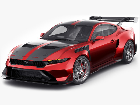 Mustang GTD 2025 Performance Pack Modèle 3D