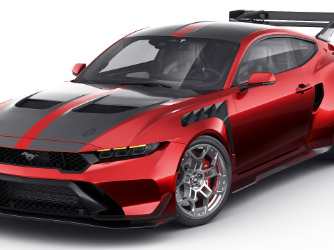 Mustang GTD 2025 Performance Pack 3D मॉडल