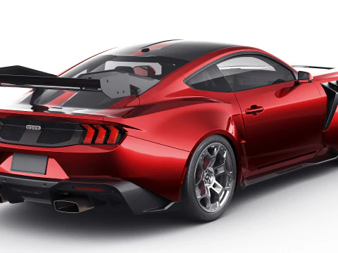Mustang GTD 2025 Performance Pack 3D Model