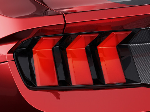 Mustang GTD 2025 Performance Pack 3D मॉडल