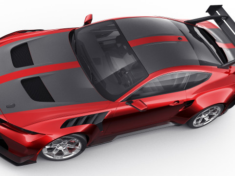 Mustang GTD 2025 Performance Pack 3D मॉडल