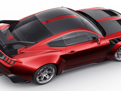 Mustang GTD 2025 Performance Pack 3D मॉडल