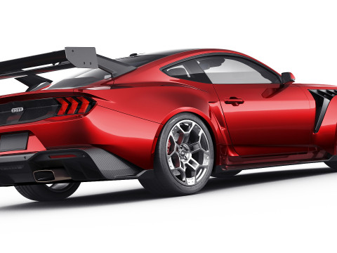 Mustang GTD 2025 Performance Pack 3D मॉडल