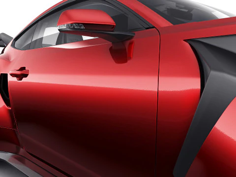 Mustang GTD 2025 Performance Pack 3D Model