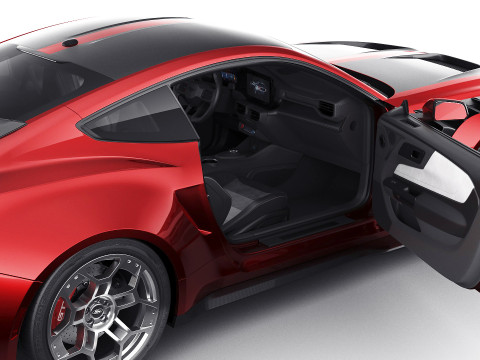 Mustang GTD 2025 Performance Pack 3D मॉडल