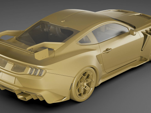 Mustang GTD 2025 Performance Pack 3D मॉडल