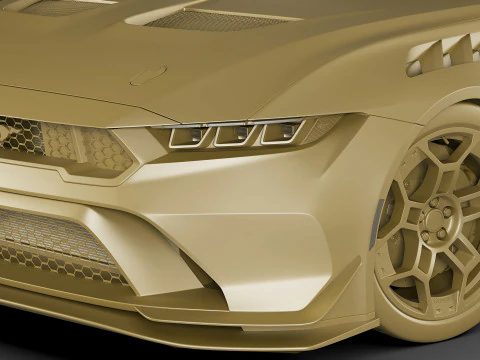 Mustang GTD 2025 Performance Pack 3D Model