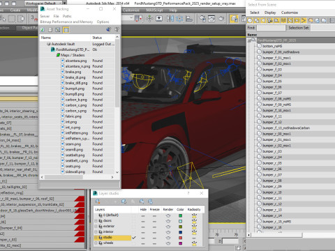 Mustang GTD 2025 Performance Pack 3D मॉडल