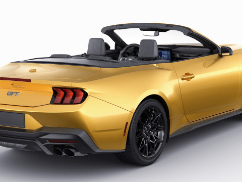 Mustang 2024 Convertible GT Modèle 3D