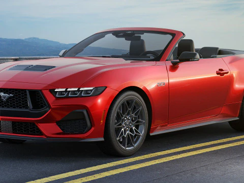 Mustang 2024 Convertible GT 3D Model