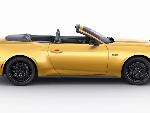 Mustang 2024 Convertible GT 3D Model