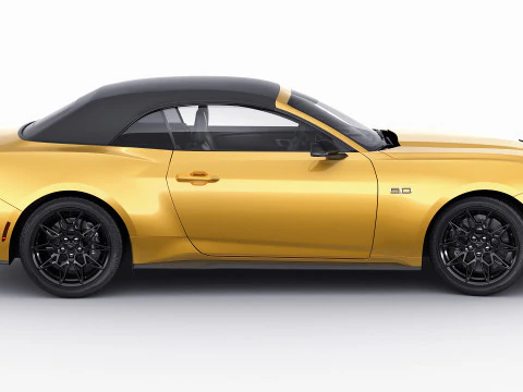 Mustang 2024 Convertible GT 3D Model