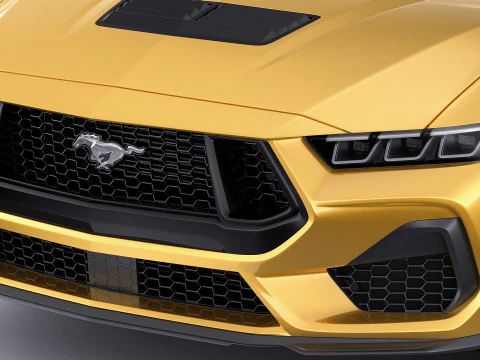 Mustang 2024 Convertible GT 3D Model