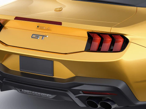 Mustang 2024 Convertible GT 3D Model