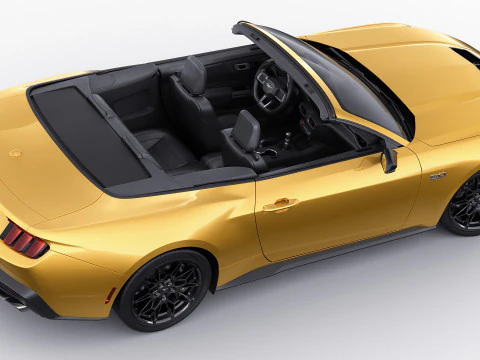 Mustang 2024 Convertible GT 3D Model