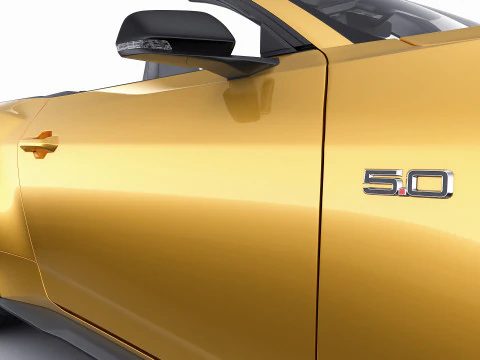 Mustang 2024 Convertible GT 3D Model