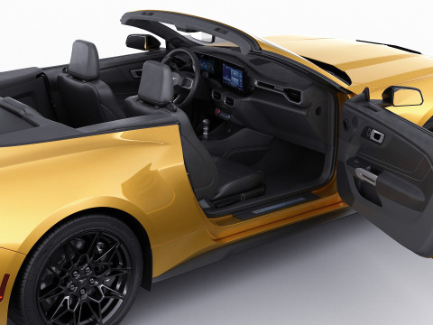 Mustang 2024 Convertible GT Modèle 3D