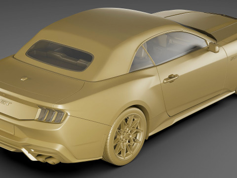Mustang 2024 Convertible GT Modèle 3D