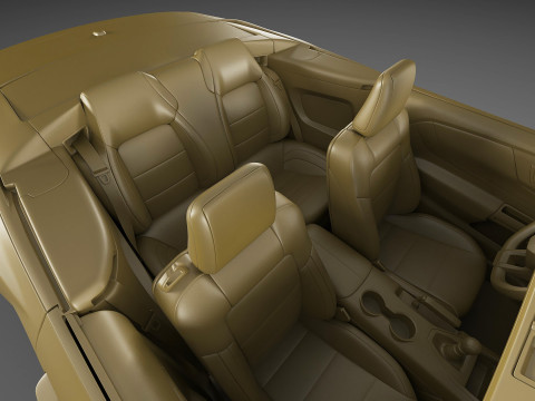 Mustang 2024 Convertible GT Modèle 3D