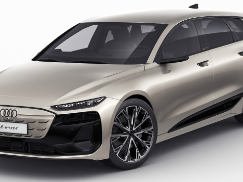 Audi A6 Avant e-tron 2025 3D 模型