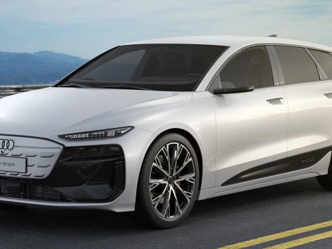Audi A6 Avant e-tron 2025 Modello 3D