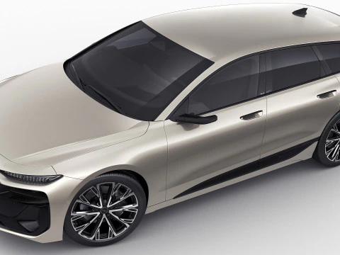 Audi A6 Avant e-tron 2025 Modello 3D