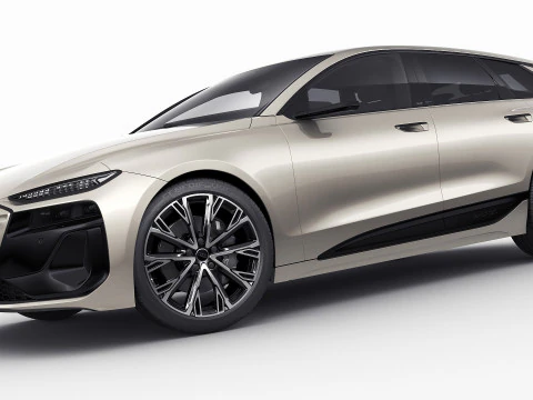 Audi A6 Avant e-tron 2025 Modello 3D