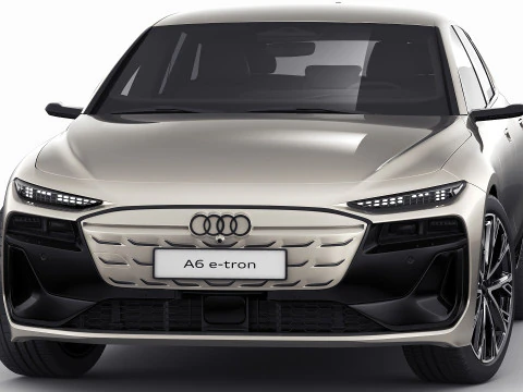 Audi A6 Avant e-tron 2025 Modello 3D