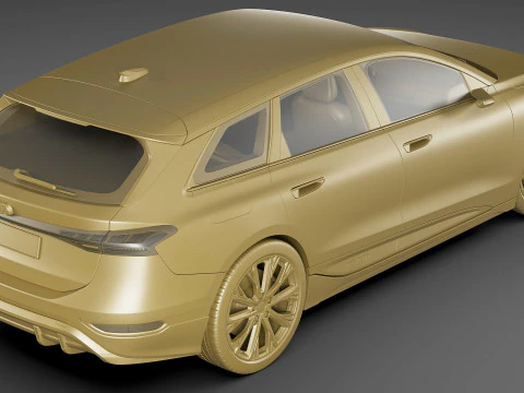 Audi A6 Avant e-tron 2025 Modello 3D