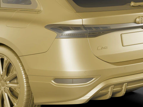 Audi A6 Avant e-tron 2025 Modello 3D