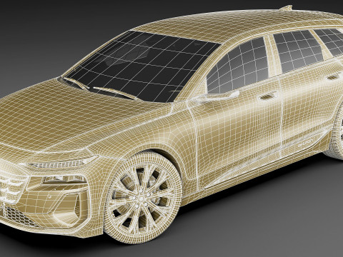 Audi A6 Avant e-tron 2025 3D 模型