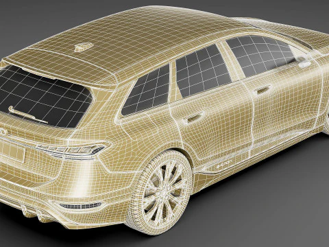 Audi A6 Avant e-tron 2025 Modello 3D