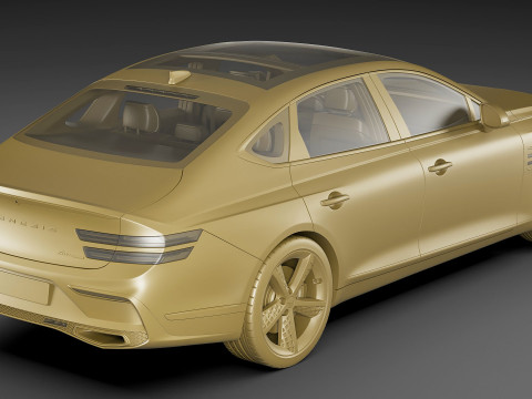 Genesis G80 Sport 2025 3D Модель