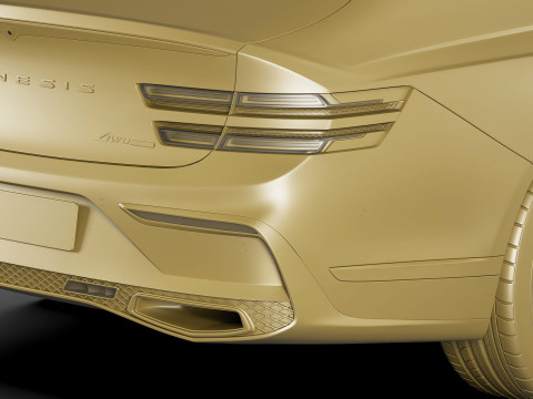 Genesis G80 Sport 2025 3D Модель