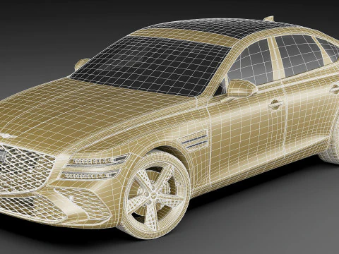 Genesis G80 Sport 2025 3D Model