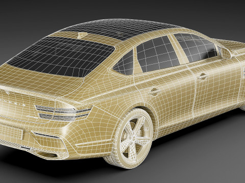 Genesis G80 Sport 2025 3D Модель