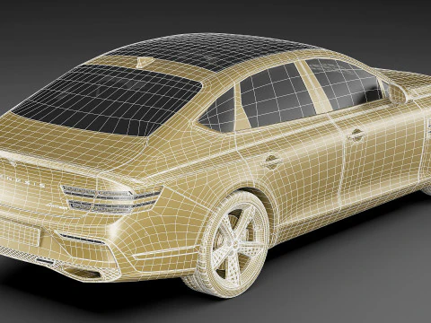 Genesis G80 Sport 2025 3D Model