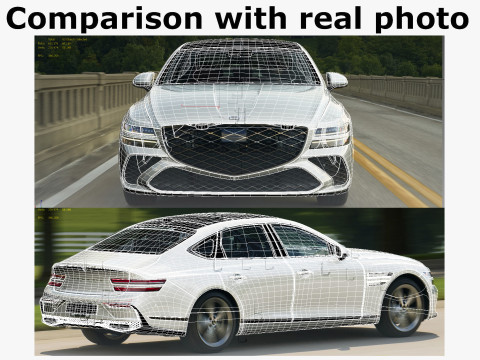 Genesis G80 Sport 2025 3D Модель