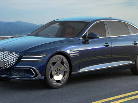 Genesis Electrified G80 Long 2025 3D Model