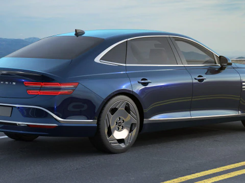 Genesis Electrified G80 Long 2025 3D Model